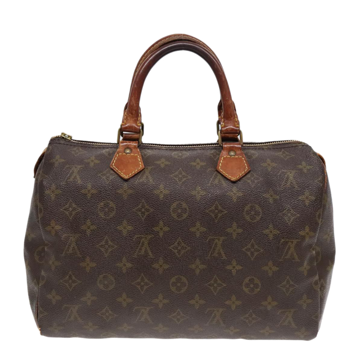 LOUIS VUITTON Monogram Speedy 30 Hand Bag M41526 LV Auth 91546