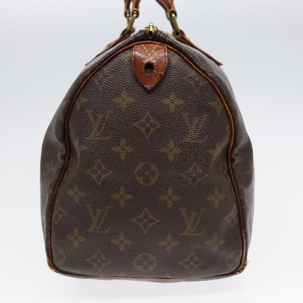 LOUIS VUITTON Monogram Speedy 30 Hand Bag M41526 LV Auth 91546