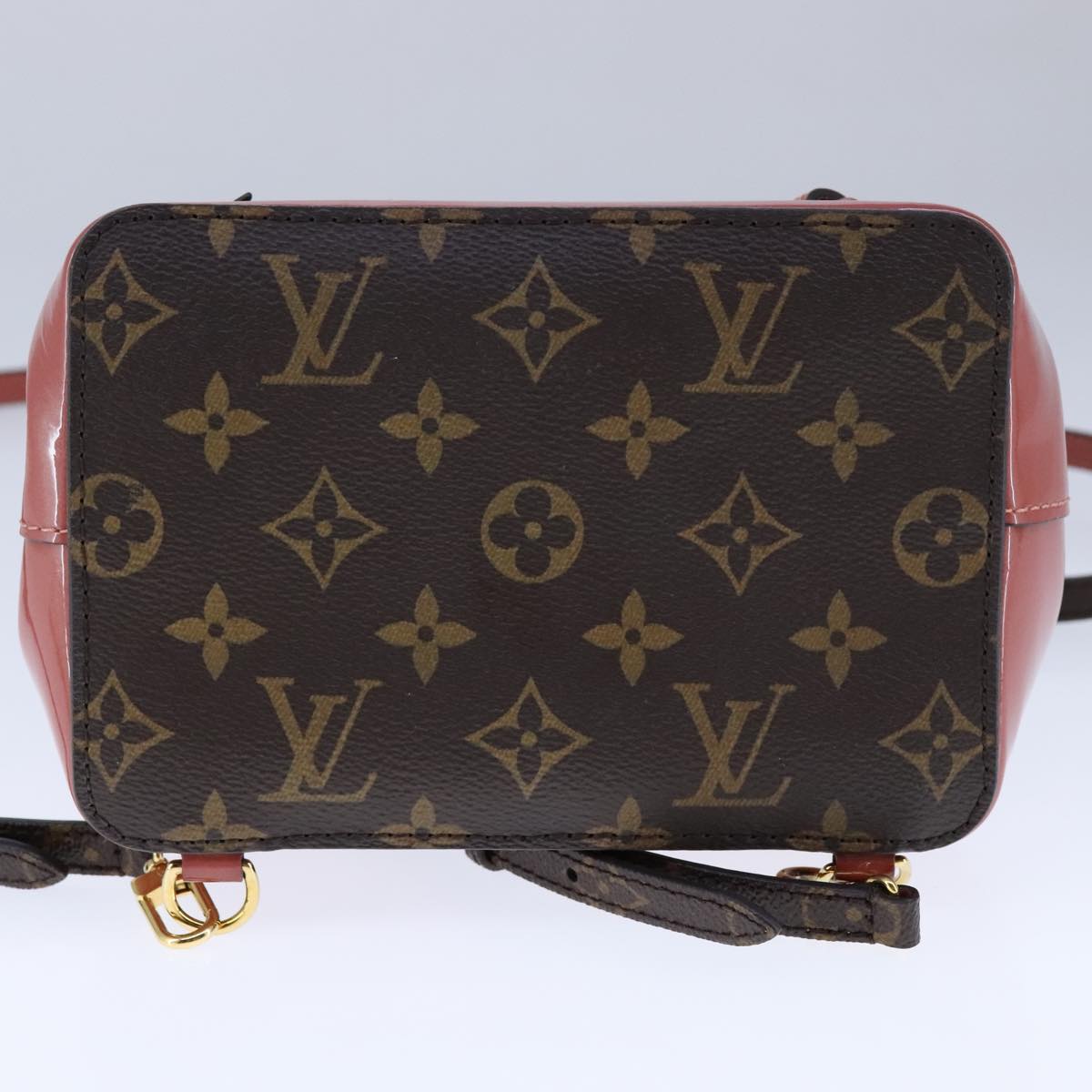 LOUIS VUITTON Monogram Vernis Hot Springs Backpack Pink M53545 LV Auth 91559SAM