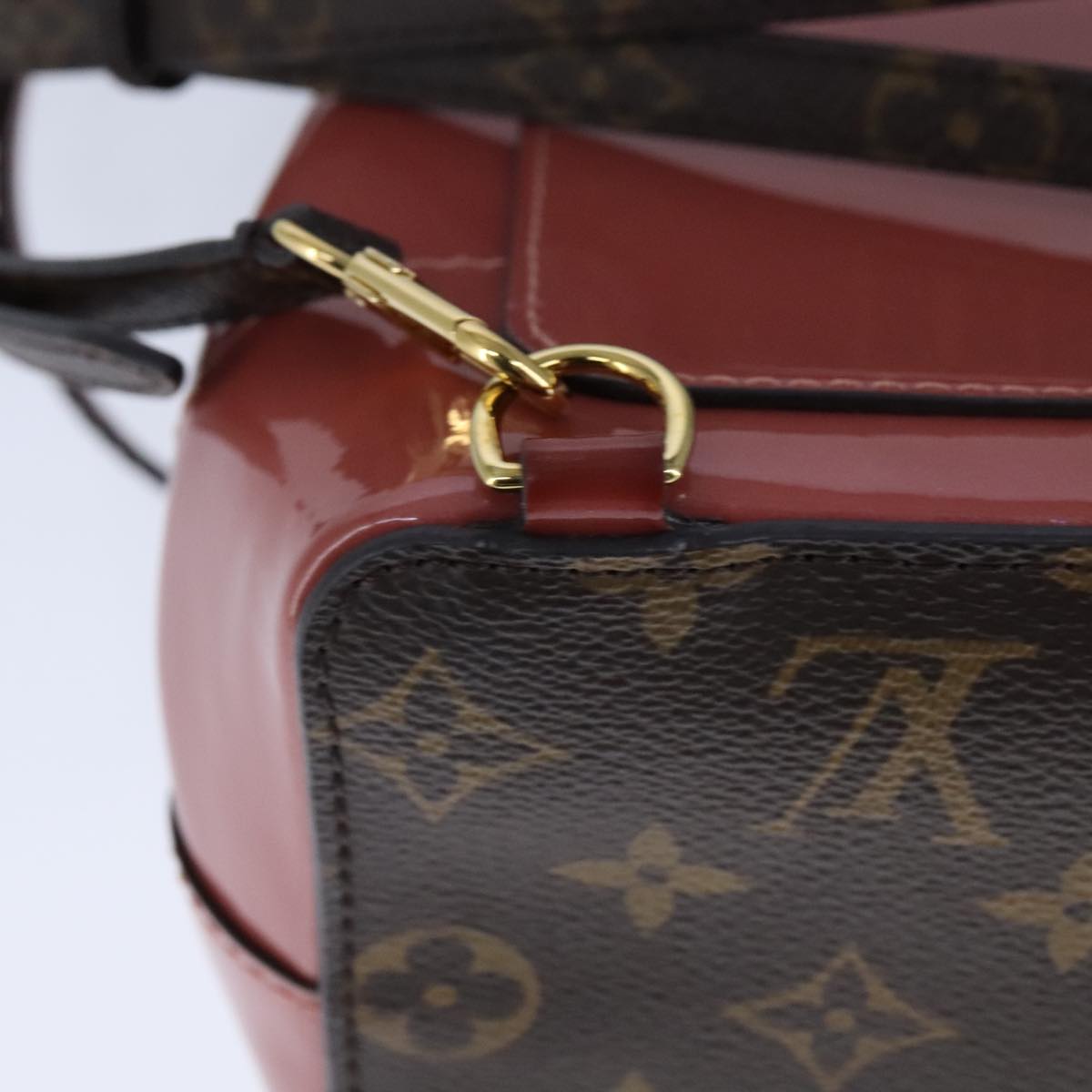 LOUIS VUITTON Monogram Vernis Hot Springs Backpack Pink M53545 LV Auth 91559SAM