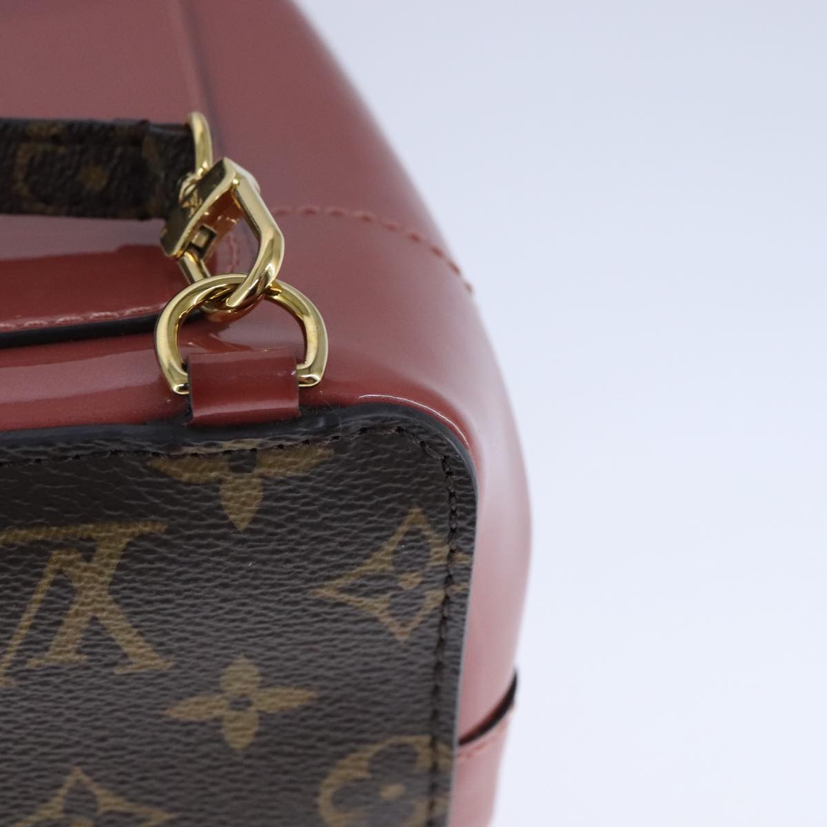 LOUIS VUITTON Monogram Vernis Hot Springs Backpack Pink M53545 LV Auth 91559SAM