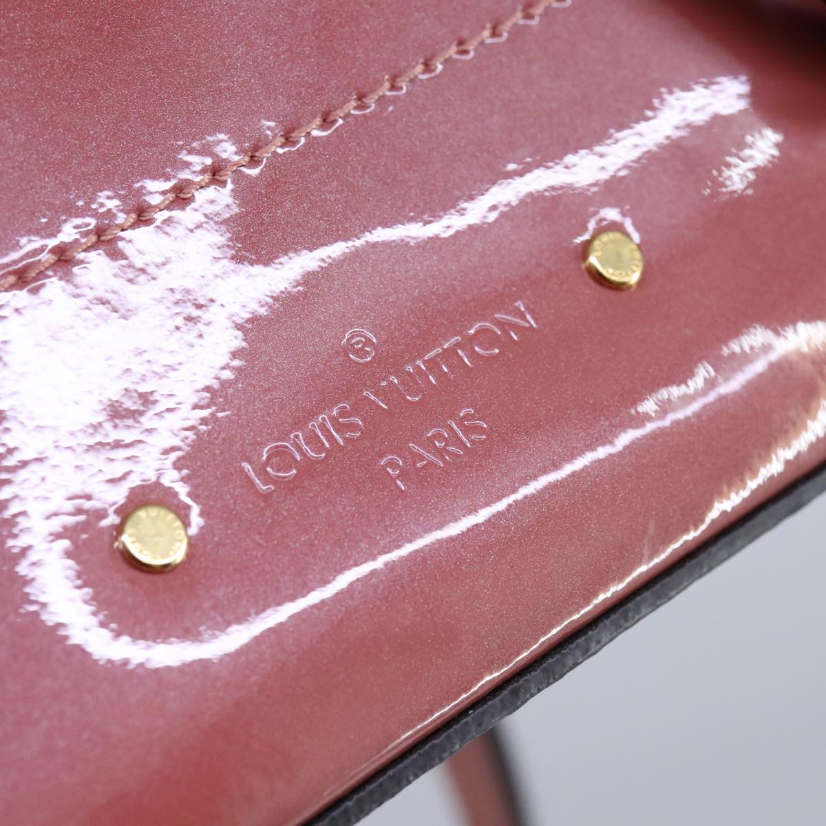 LOUIS VUITTON Monogram Vernis Hot Springs Backpack Pink M53545 LV Auth 91559SAM