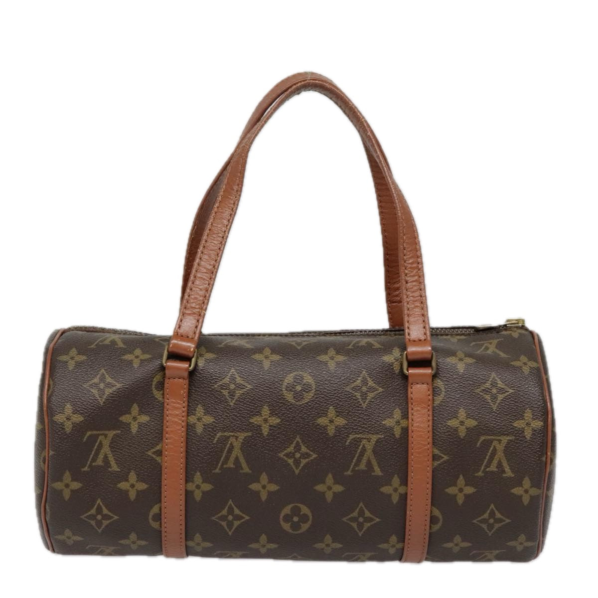 LOUIS VUITTON Monogram Papillon 30 Hand Bag M51385 LV Auth 91577