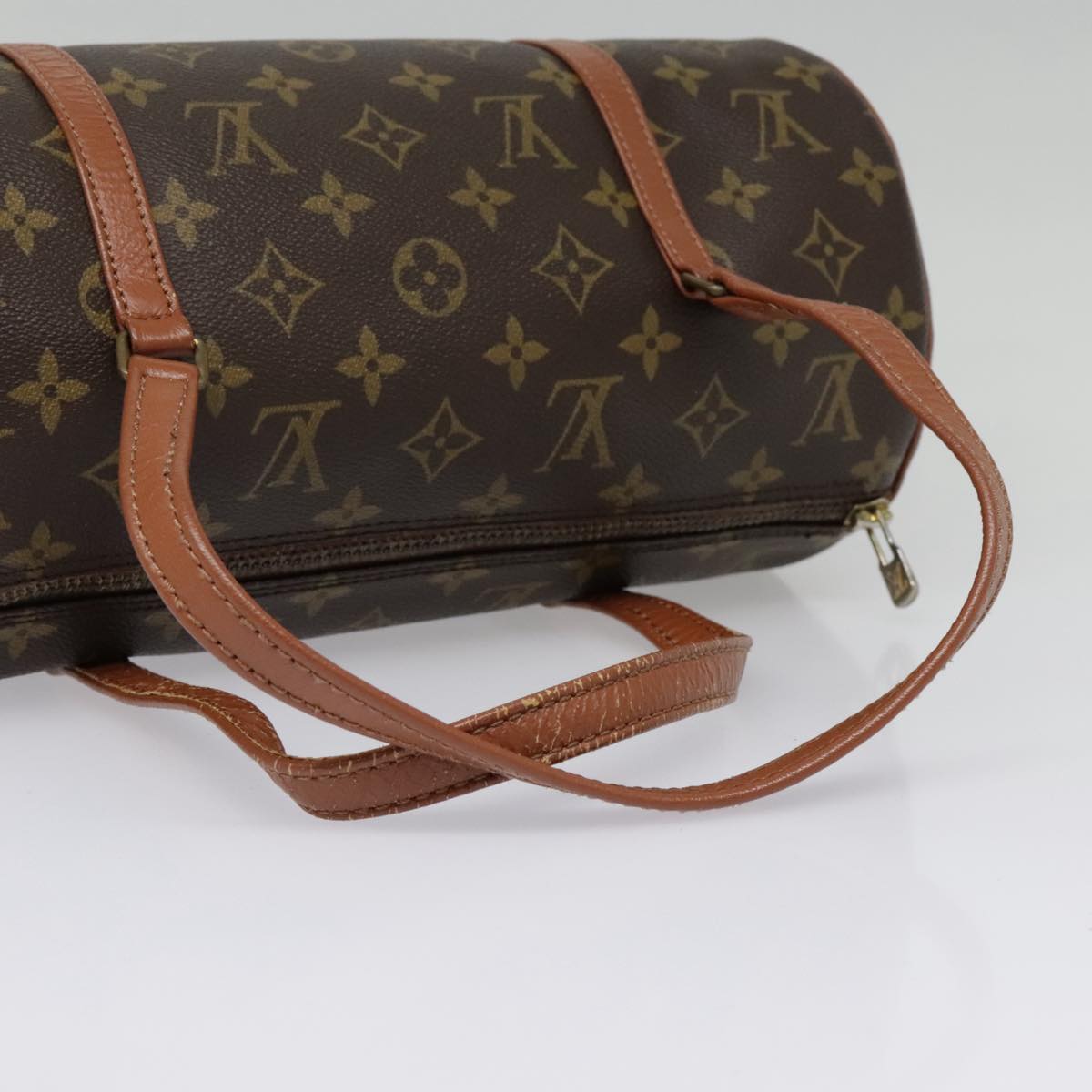 LOUIS VUITTON Monogram Papillon 30 Hand Bag M51385 LV Auth 91577