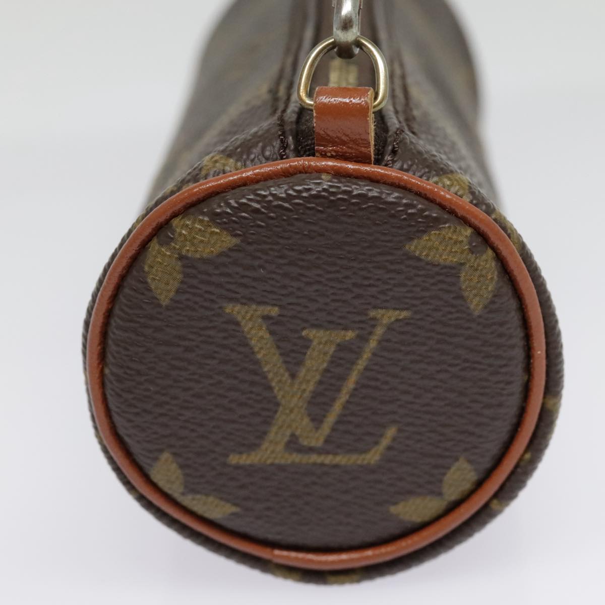 LOUIS VUITTON Monogram Papillon Pouch LV Auth 91578