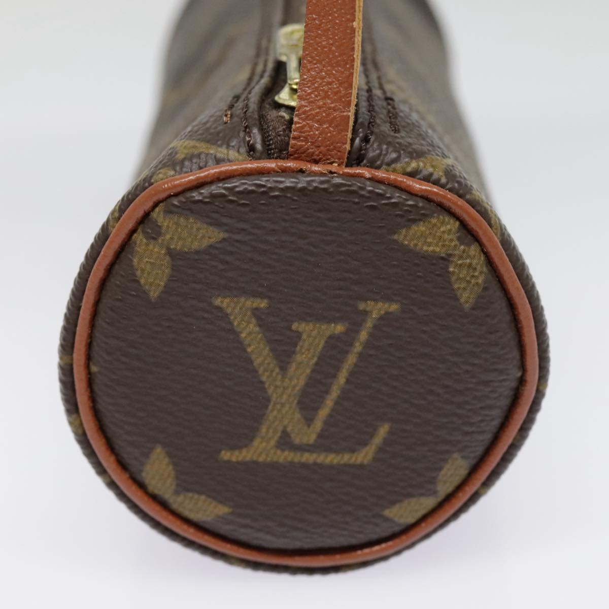 LOUIS VUITTON Monogram Papillon Pouch LV Auth 91578