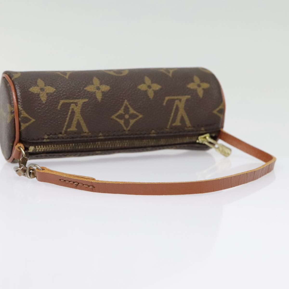 LOUIS VUITTON Monogram Papillon Pouch LV Auth 91578