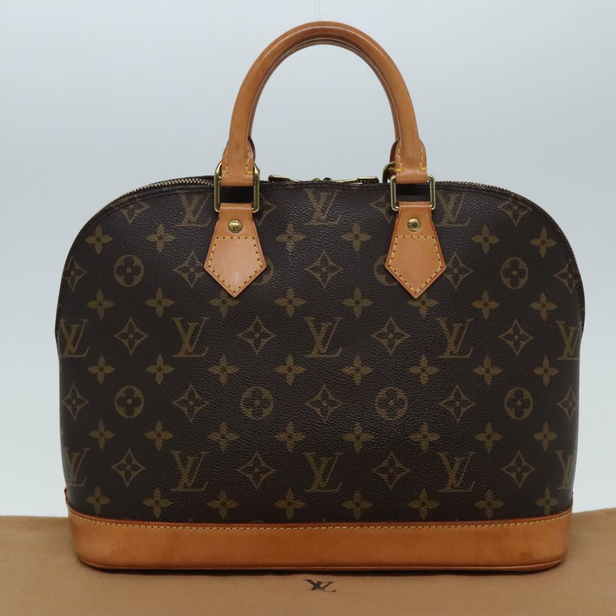 LOUIS VUITTON Monogram Alma Hand Bag M51130 LV Auth 91581