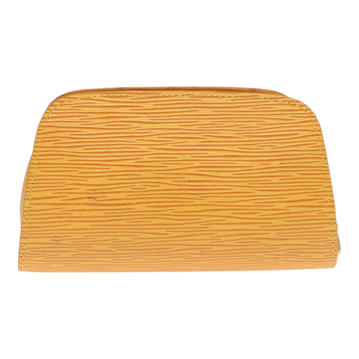 LOUIS VUITTON Epi Dauphine PM Pouch Yellow M48449 LV Auth 91582