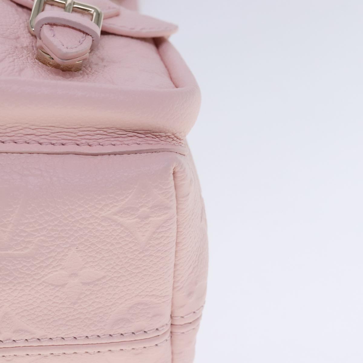 LOUIS VUITTON Monogram Empreinte Backup Backpack Pink M47074 LV Auth 91596S