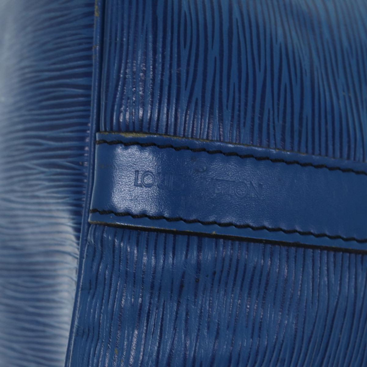 LOUIS VUITTON Epi Noe Shoulder Bag Toledo Blue M44005 LV Auth 91643