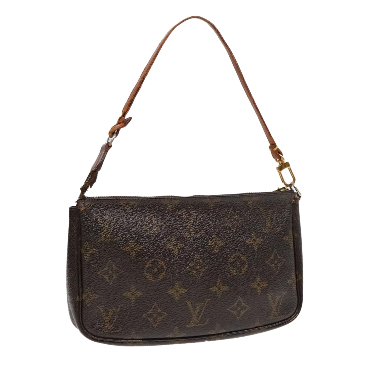 LOUIS VUITTON Monogram Pochette Accessoires Pouch M51980 LV Auth 91646