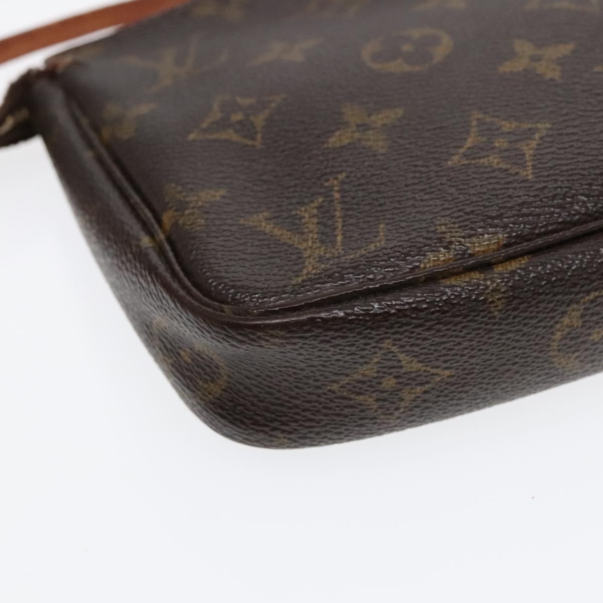 LOUIS VUITTON Monogram Pochette Accessoires Pouch M51980 LV Auth 91646