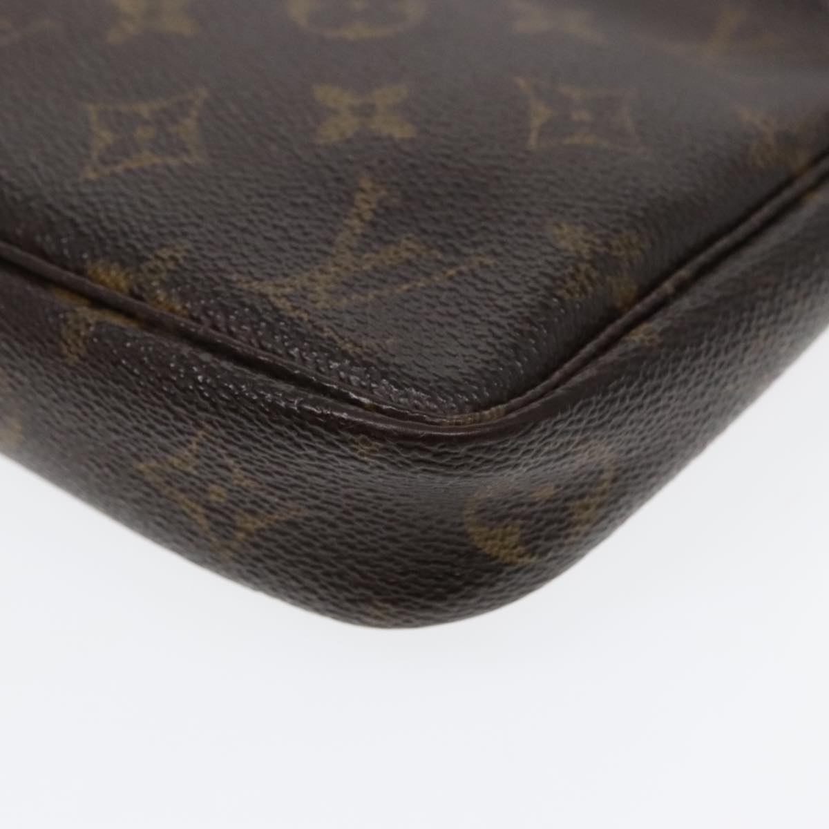 LOUIS VUITTON Monogram Pochette Accessoires Pouch M51980 LV Auth 91646