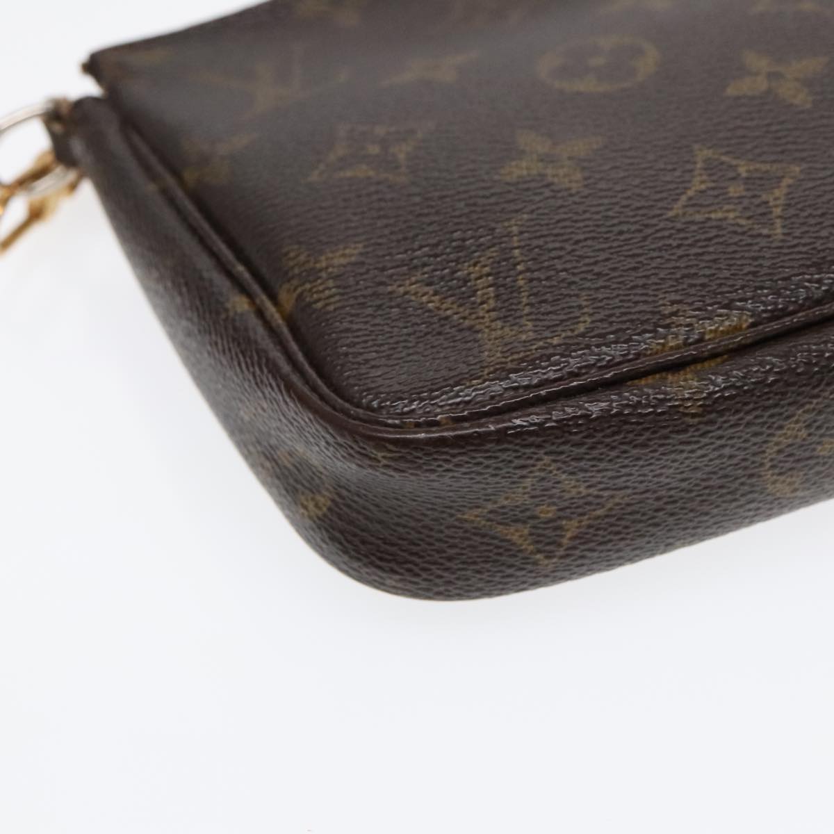 LOUIS VUITTON Monogram Pochette Accessoires Pouch M51980 LV Auth 91646