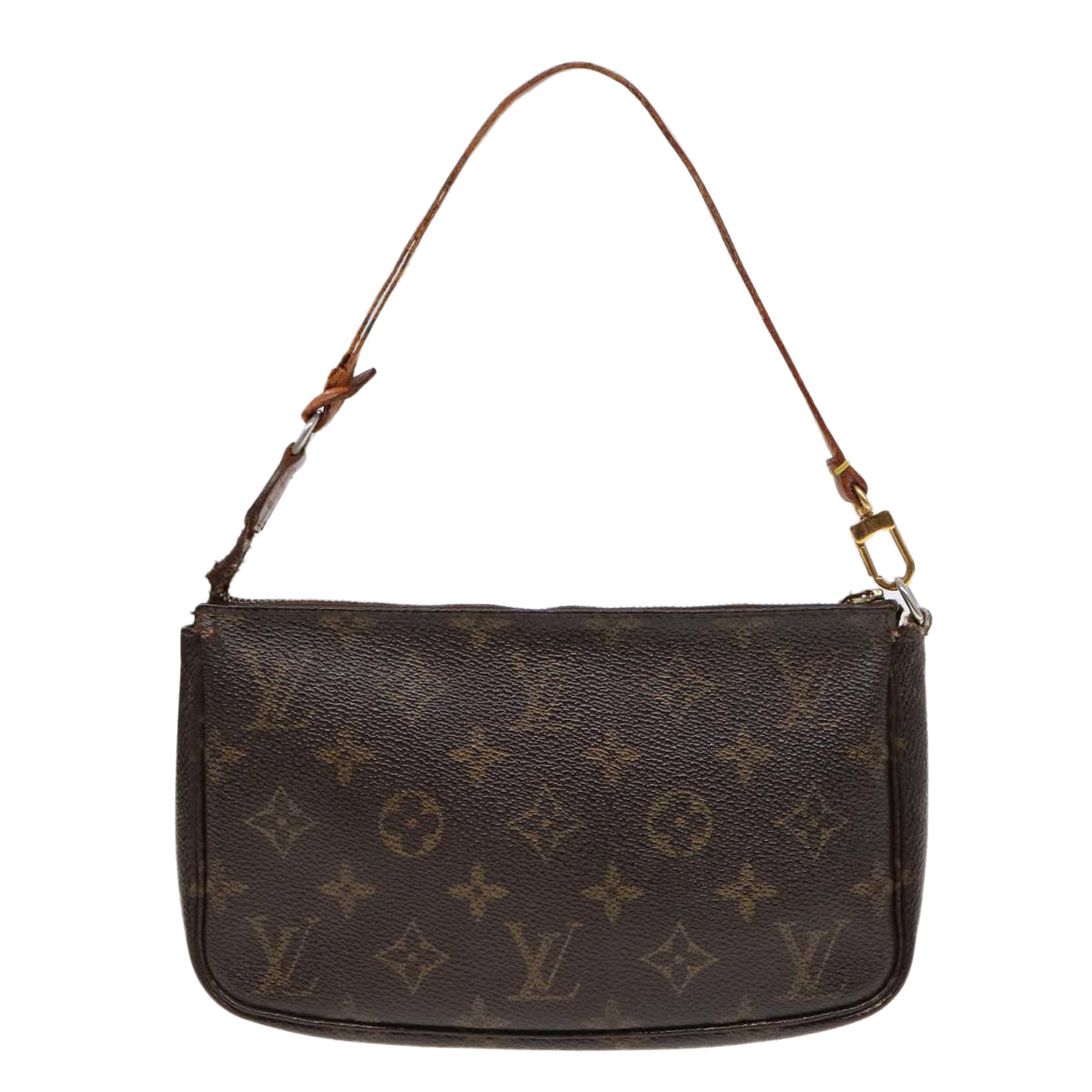 LOUIS VUITTON Monogram Pochette Accessoires Pouch M51980 LV Auth 91646