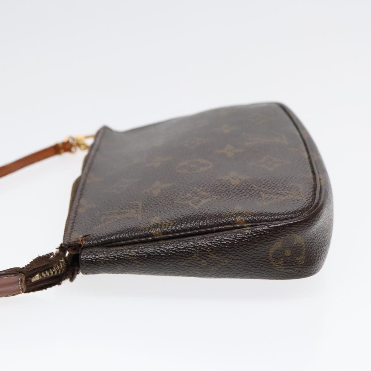 LOUIS VUITTON Monogram Pochette Accessoires Pouch M51980 LV Auth 91646