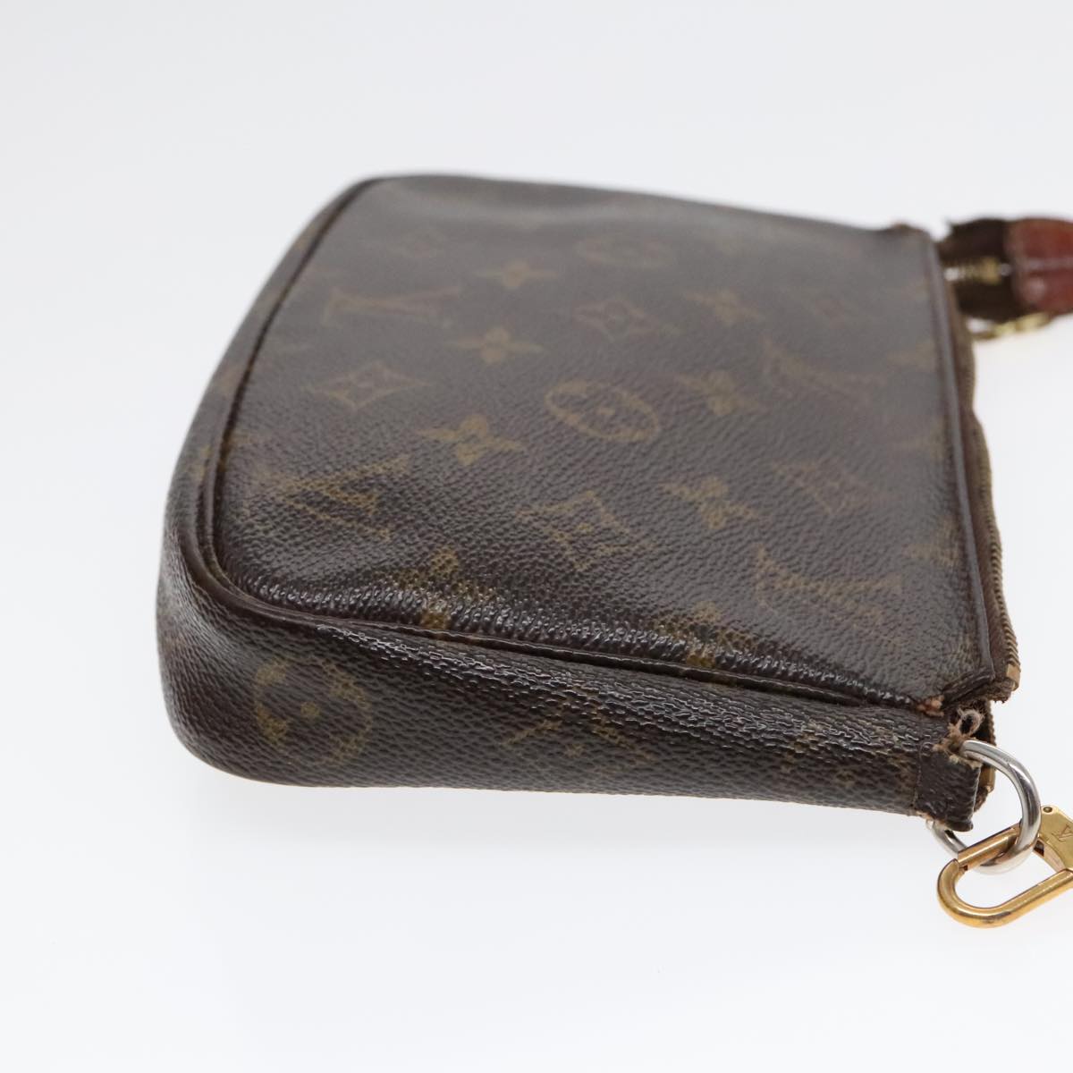 LOUIS VUITTON Monogram Pochette Accessoires Pouch M51980 LV Auth 91646