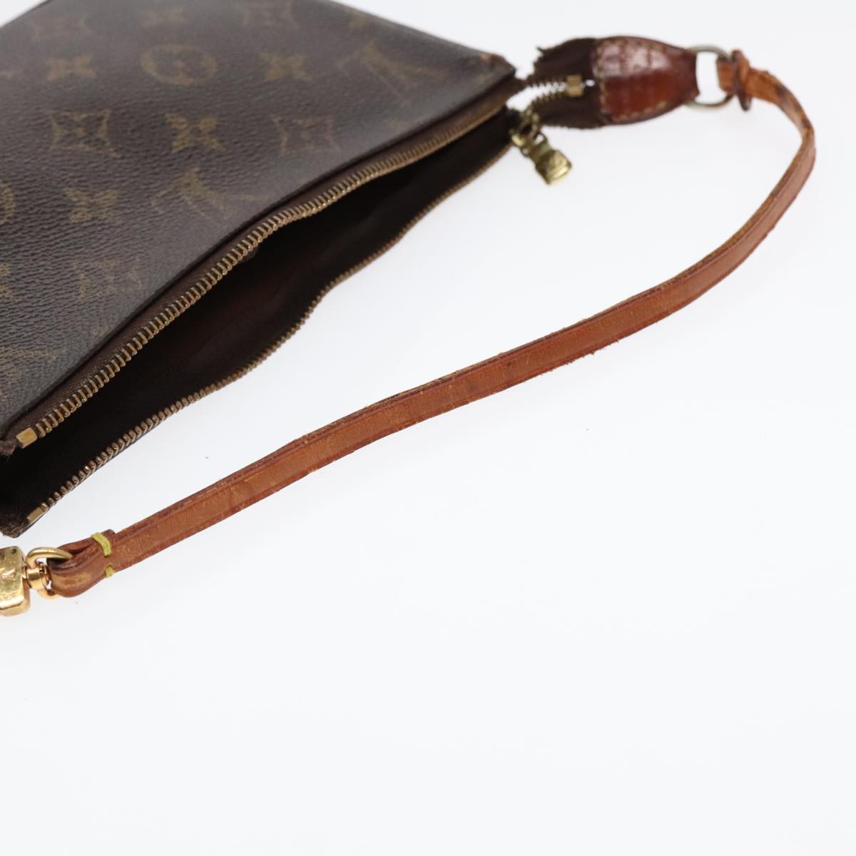 LOUIS VUITTON Monogram Pochette Accessoires Pouch M51980 LV Auth 91646