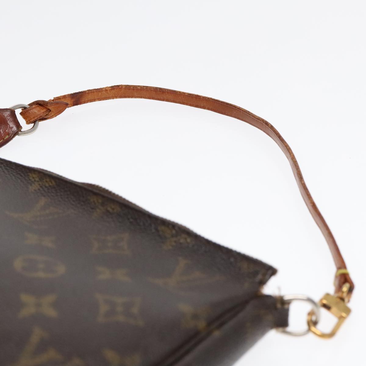 LOUIS VUITTON Monogram Pochette Accessoires Pouch M51980 LV Auth 91646