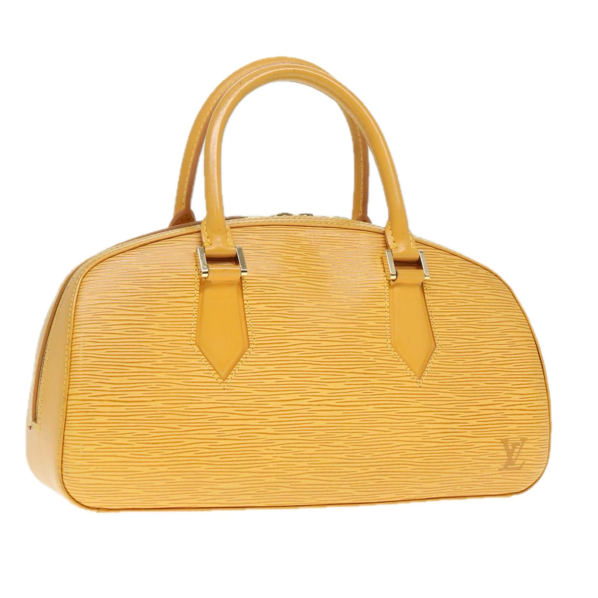 LOUIS VUITTON Epi jasmine Hand Bag Tassili Yellow M52089 LV Auth 91648