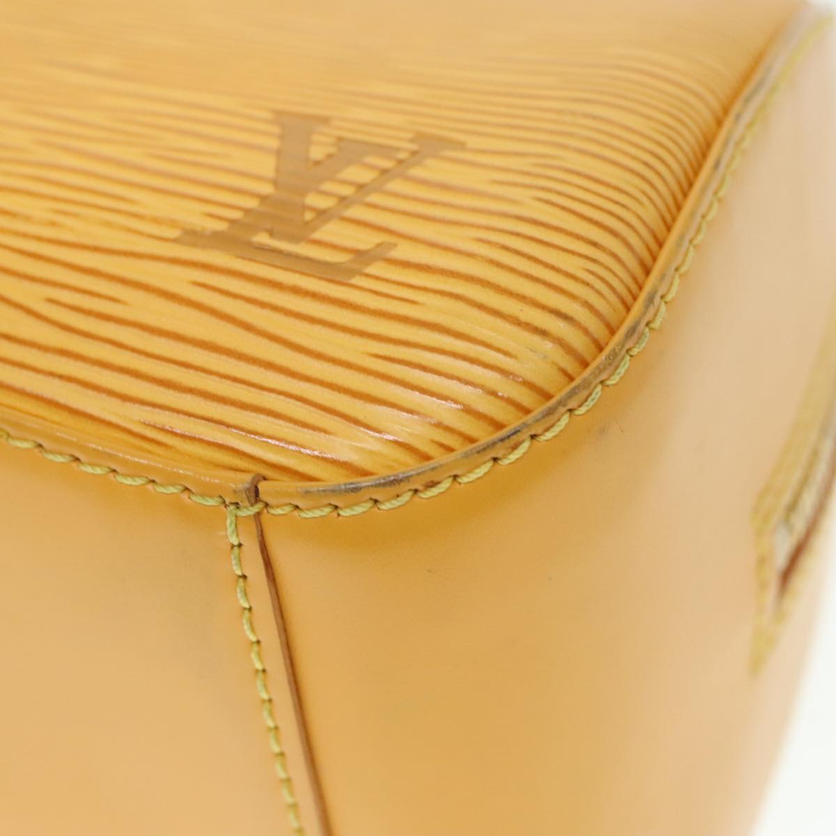 LOUIS VUITTON Epi jasmine Hand Bag Tassili Yellow M52089 LV Auth 91648