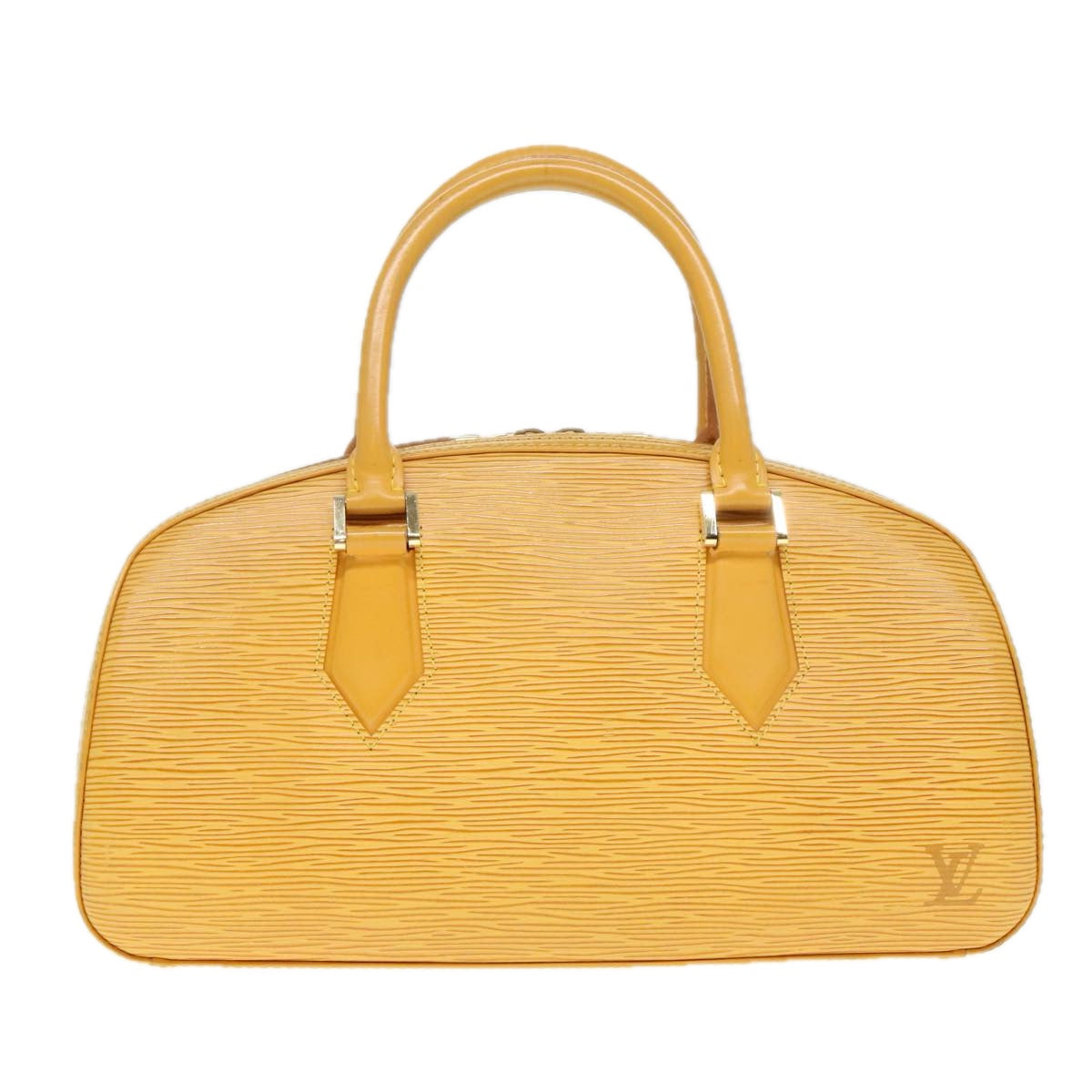 LOUIS VUITTON Epi jasmine Hand Bag Tassili Yellow M52089 LV Auth 91648