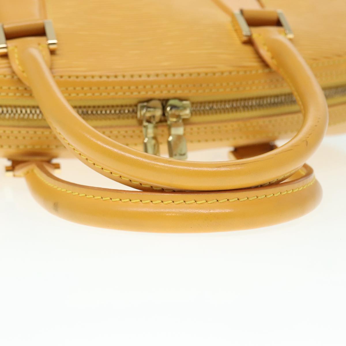 LOUIS VUITTON Epi jasmine Hand Bag Tassili Yellow M52089 LV Auth 91648