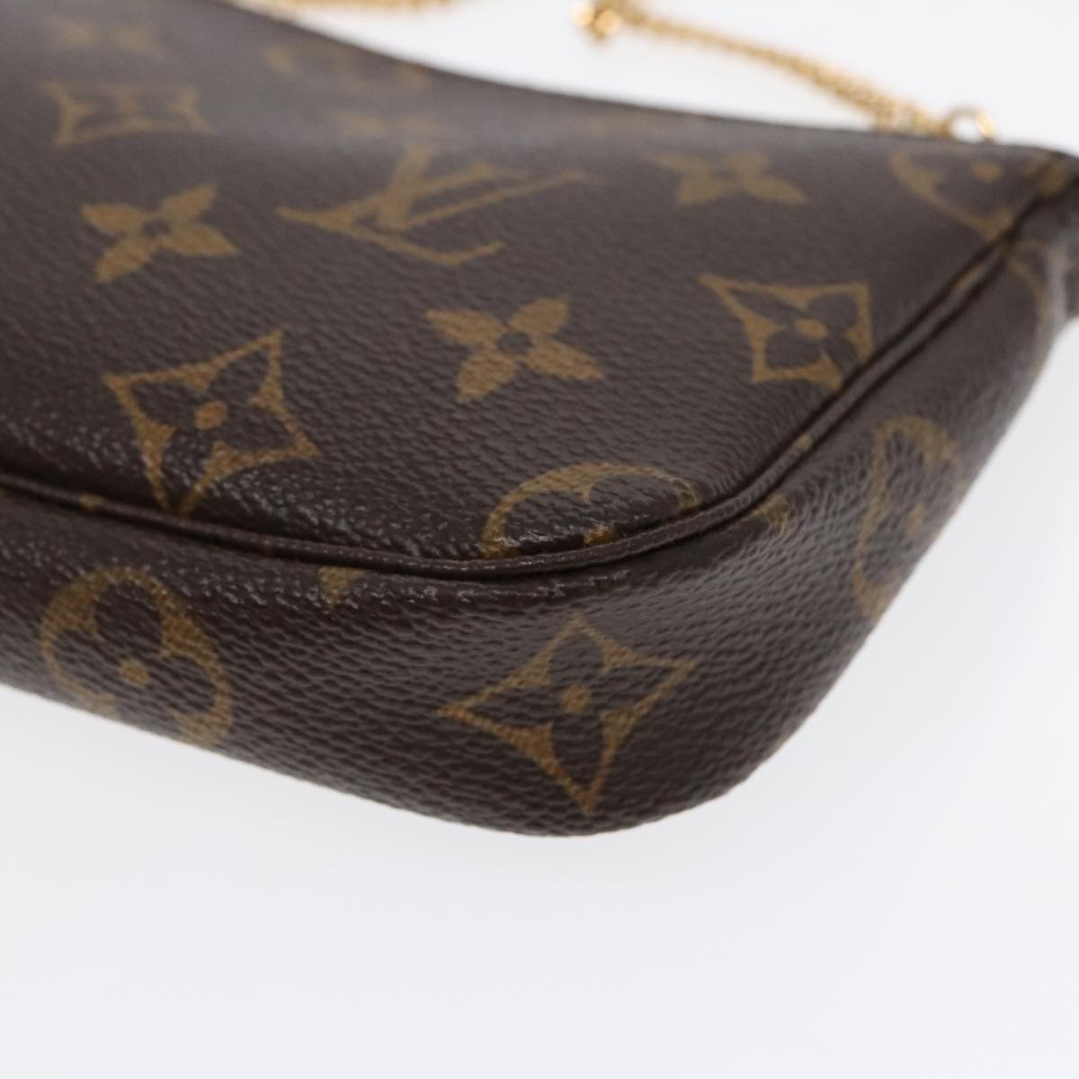 LOUIS VUITTON Monogram Mini Pochette Accessoires Pouch M58009 LV Auth 91650