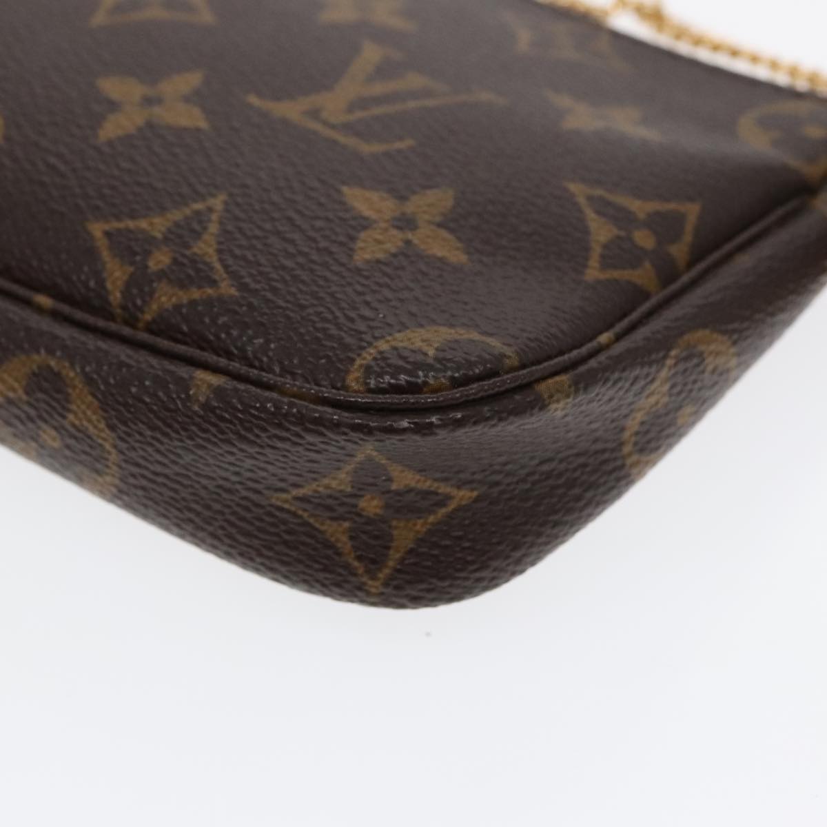 LOUIS VUITTON Monogram Mini Pochette Accessoires Pouch M58009 LV Auth 91650