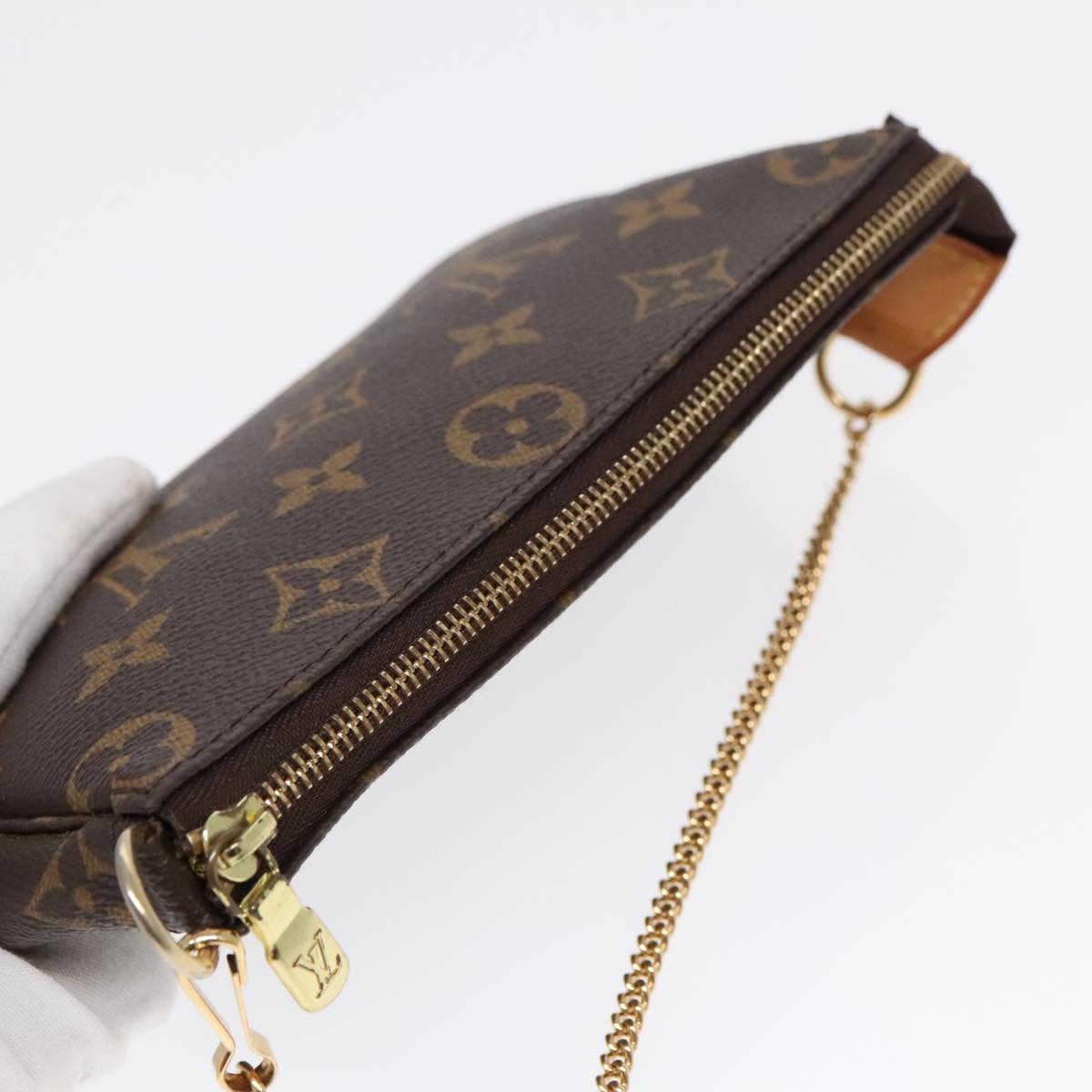 LOUIS VUITTON Monogram Mini Pochette Accessoires Pouch M58009 LV Auth 91650