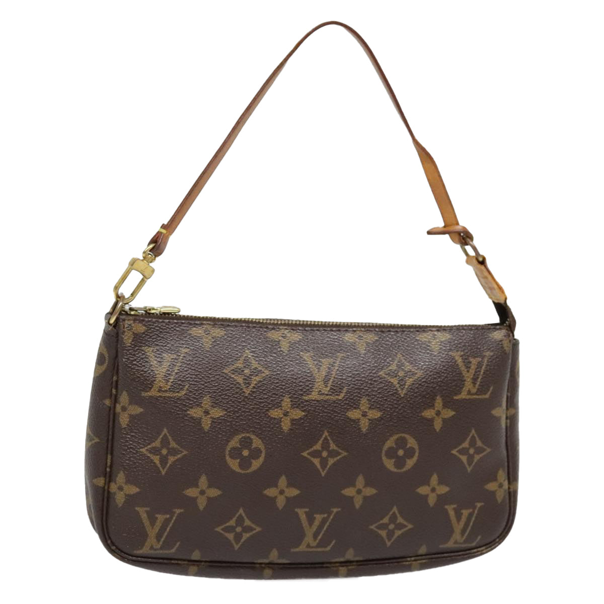 LOUIS VUITTON Monogram Pochette Accessoires Pouch M51980 LV Auth 91667