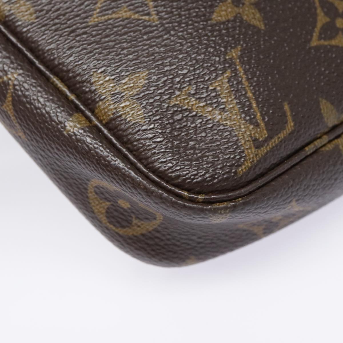 LOUIS VUITTON Monogram Pochette Accessoires Pouch M51980 LV Auth 91667