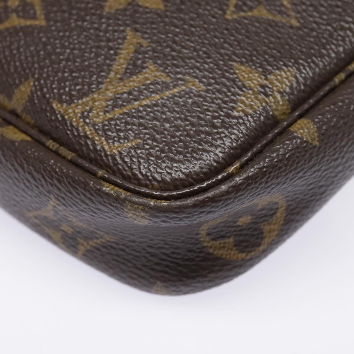 LOUIS VUITTON Monogram Pochette Accessoires Pouch M51980 LV Auth 91667