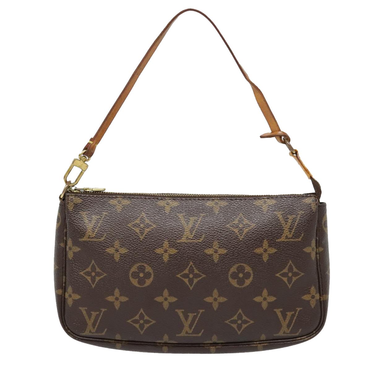 LOUIS VUITTON Monogram Pochette Accessoires Pouch M51980 LV Auth 91667