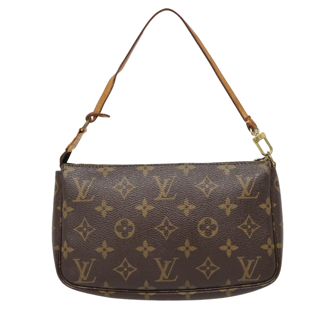 LOUIS VUITTON Monogram Pochette Accessoires Pouch M51980 LV Auth 91667