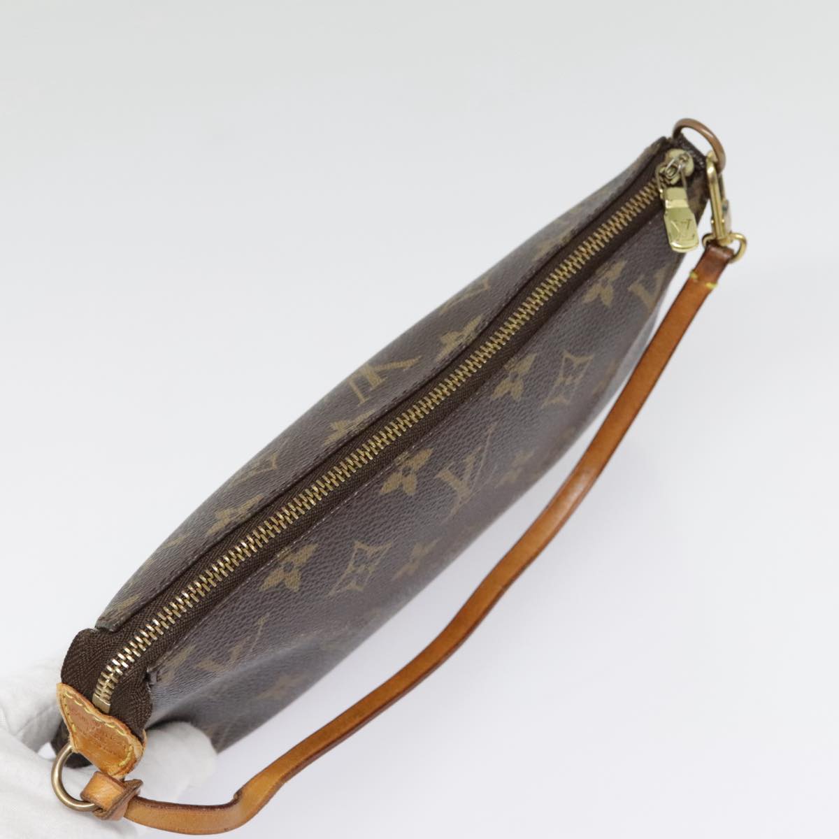 LOUIS VUITTON Monogram Pochette Accessoires Pouch M51980 LV Auth 91667