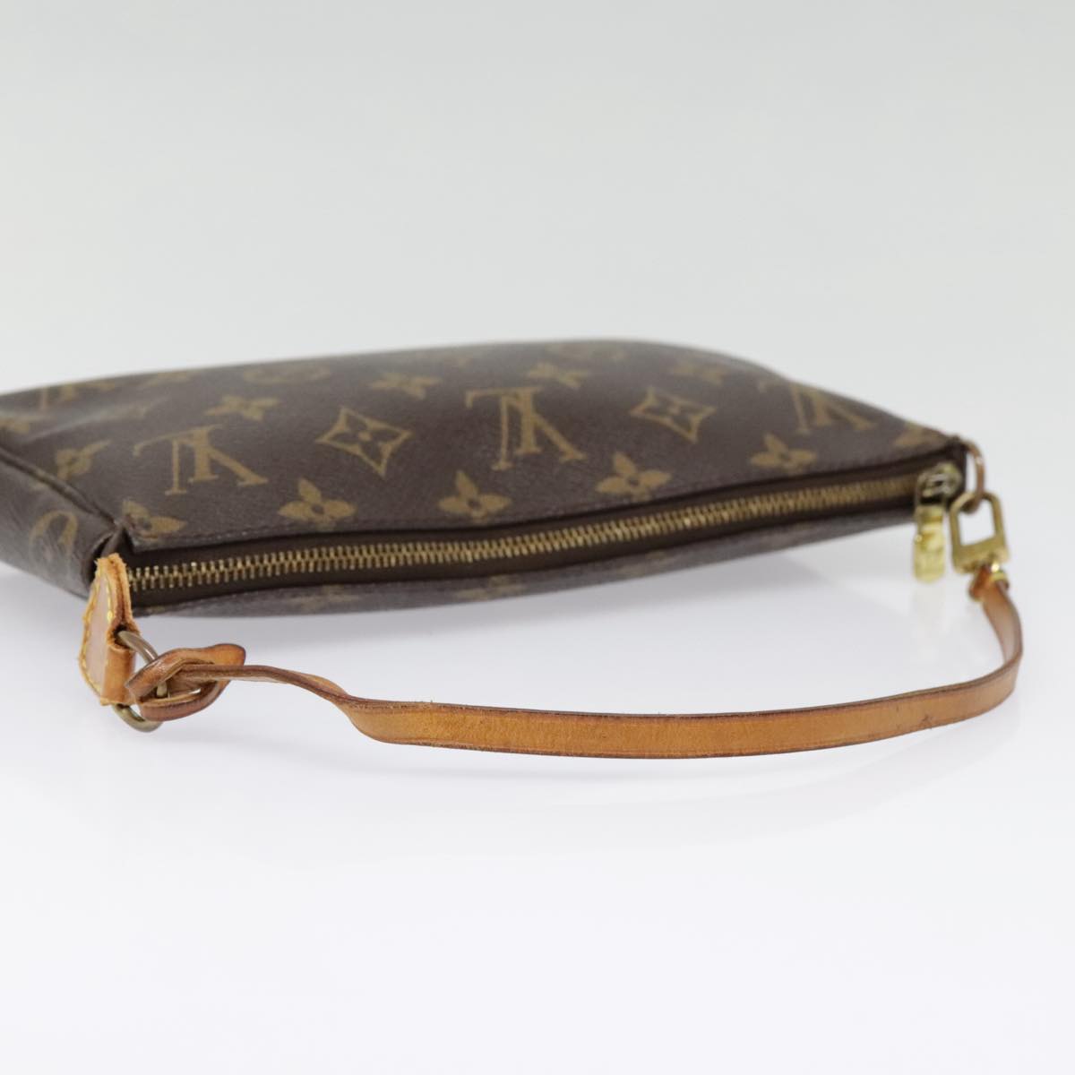 LOUIS VUITTON Monogram Pochette Accessoires Pouch M51980 LV Auth 91667