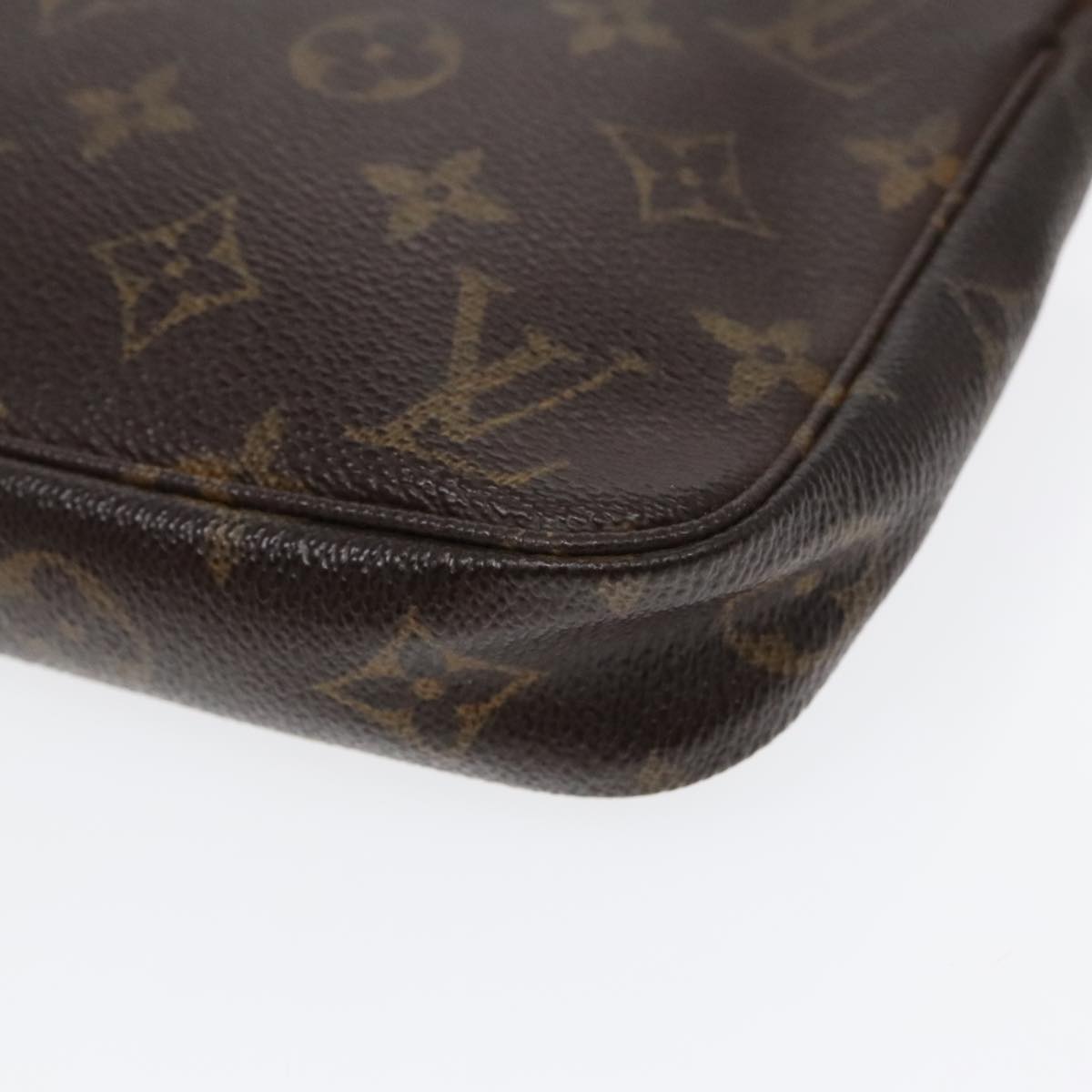 LOUIS VUITTON Monogram Pochette Accessoires Pouch M51980 LV Auth 91668