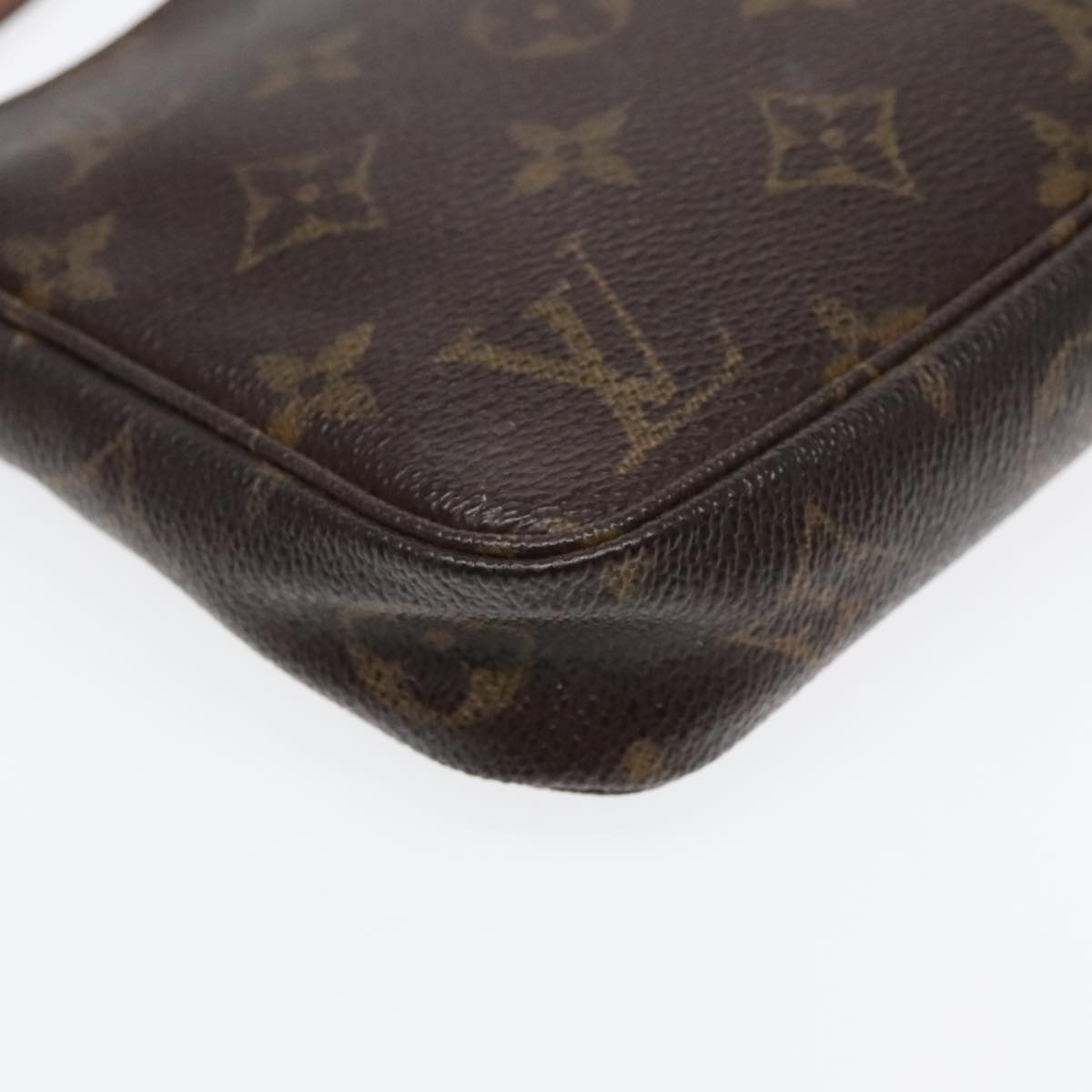 LOUIS VUITTON Monogram Pochette Accessoires Pouch M51980 LV Auth 91668