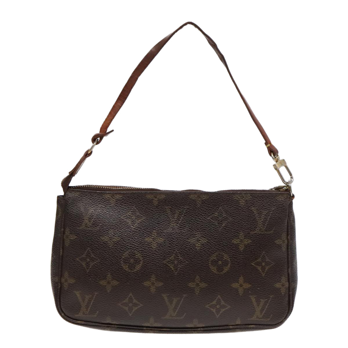 LOUIS VUITTON Monogram Pochette Accessoires Pouch M51980 LV Auth 91668