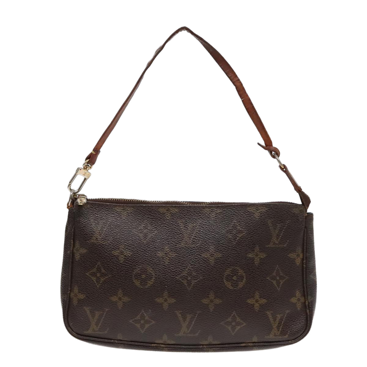 LOUIS VUITTON Monogram Pochette Accessoires Pouch M51980 LV Auth 91668