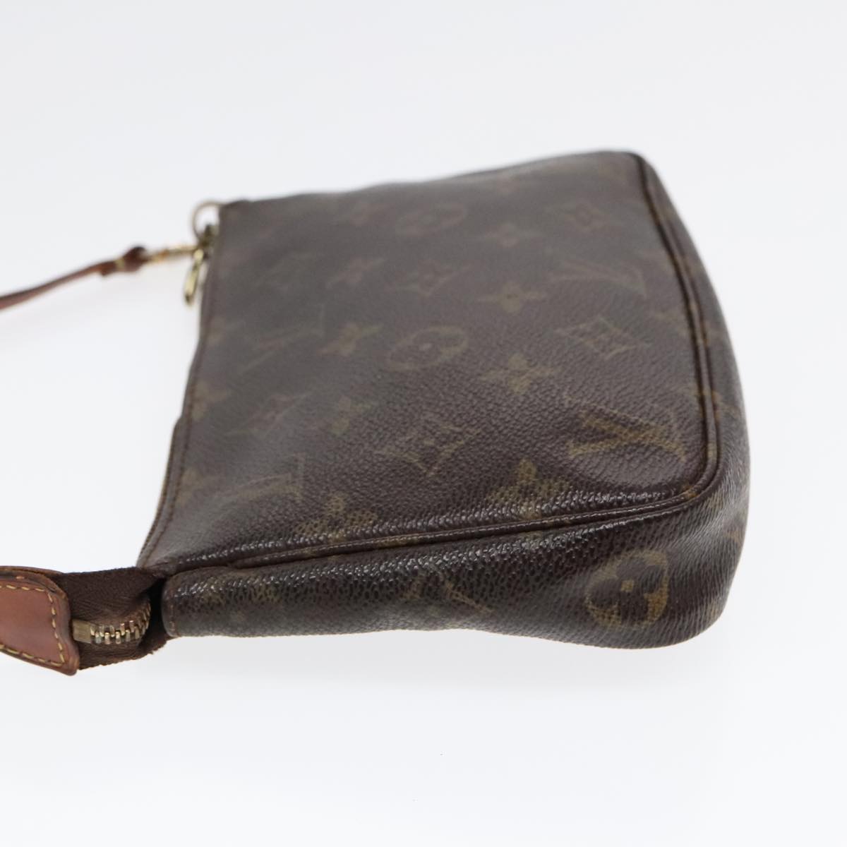 LOUIS VUITTON Monogram Pochette Accessoires Pouch M51980 LV Auth 91668