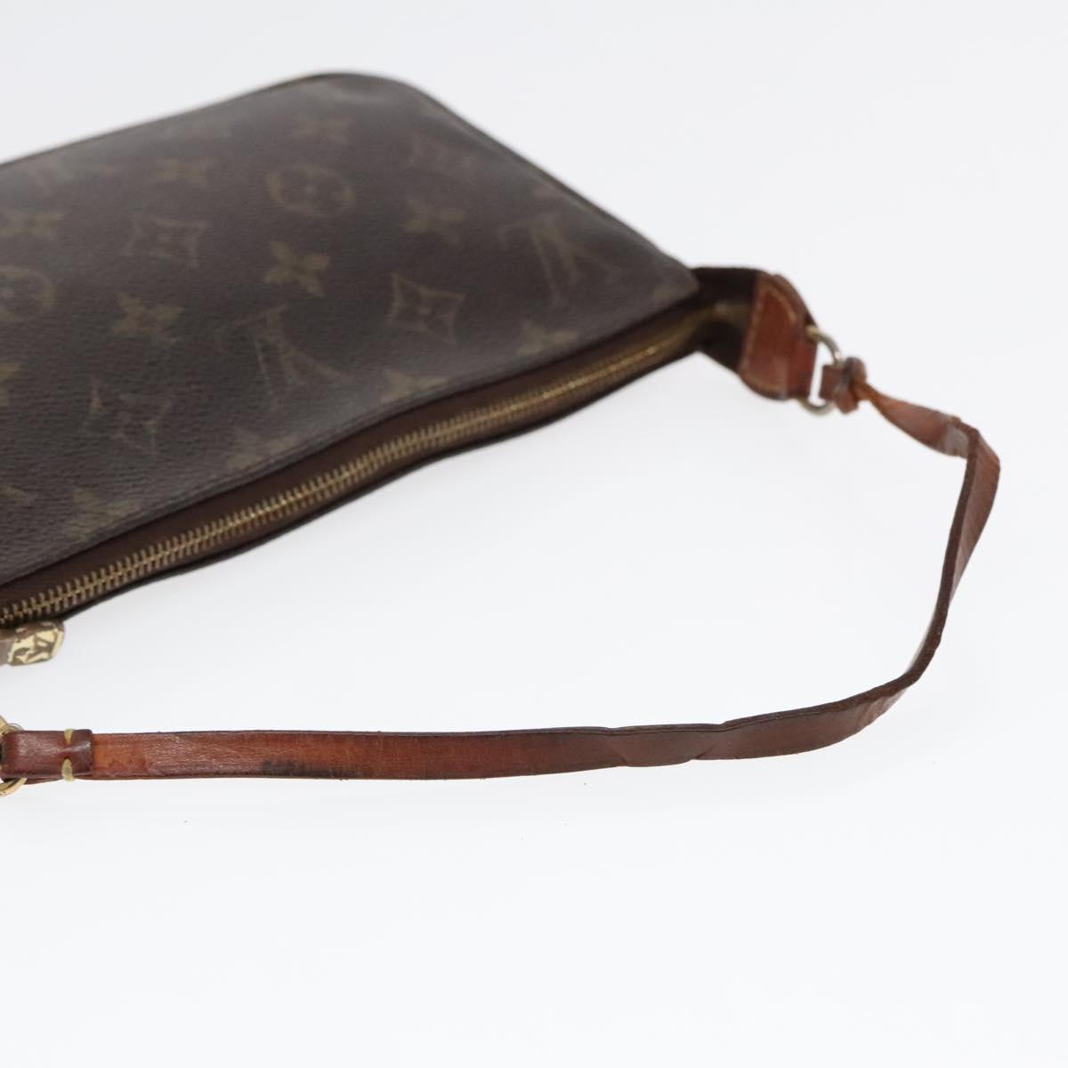 LOUIS VUITTON Monogram Pochette Accessoires Pouch M51980 LV Auth 91668