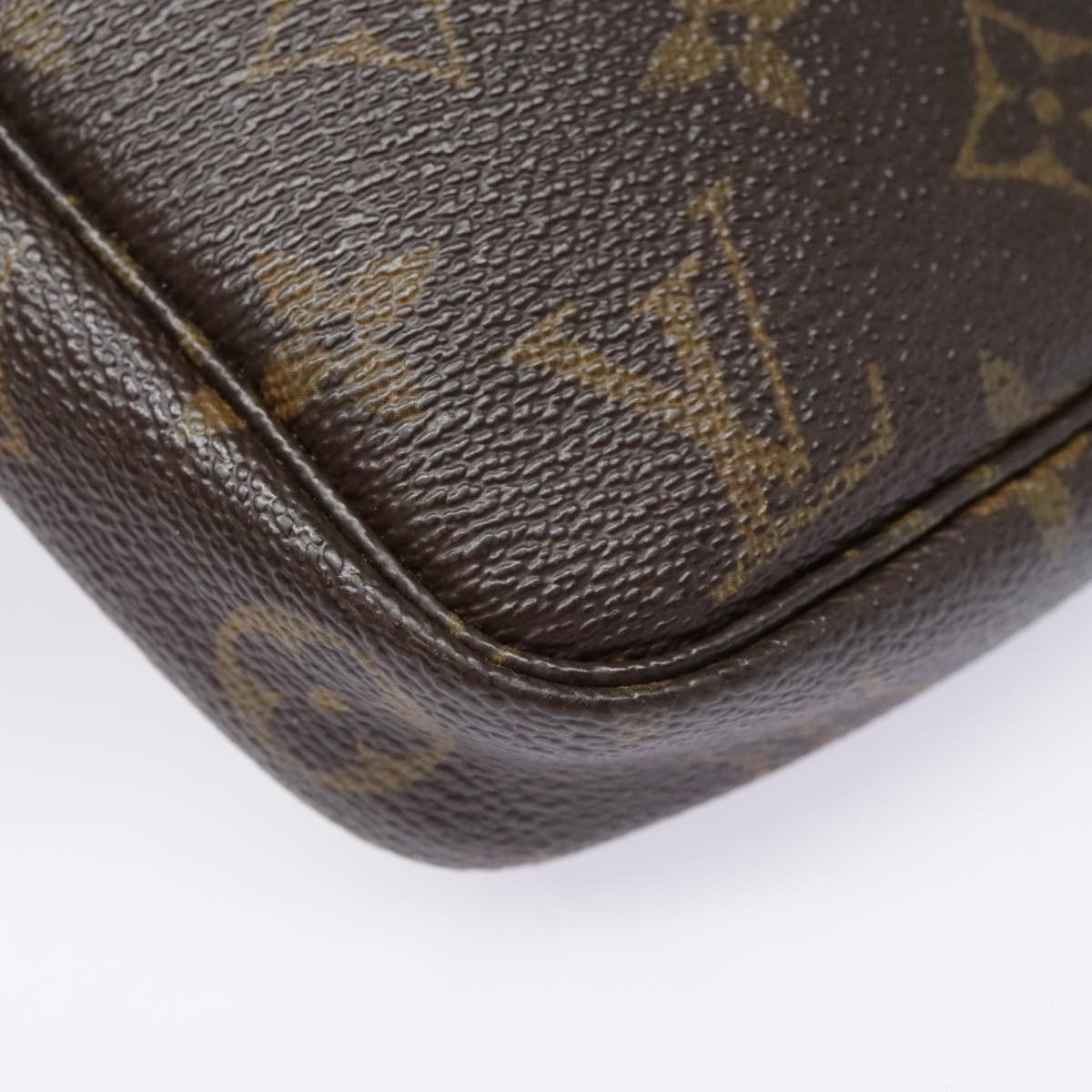 LOUIS VUITTON Monogram Pochette Accessoires Pouch M51980 LV Auth 91669