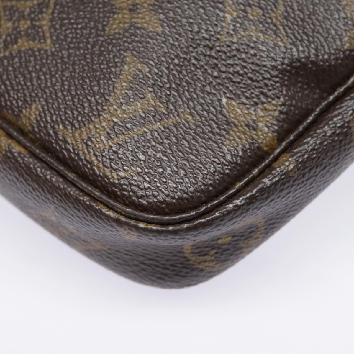 LOUIS VUITTON Monogram Pochette Accessoires Pouch M51980 LV Auth 91669