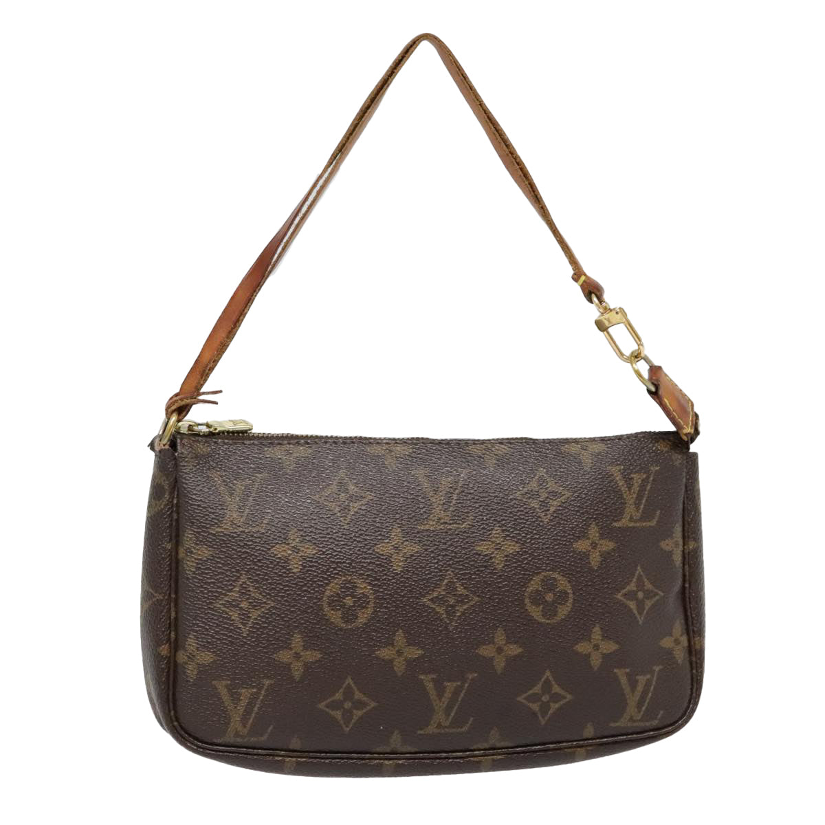 LOUIS VUITTON Monogram Pochette Accessoires Pouch M51980 LV Auth 91669