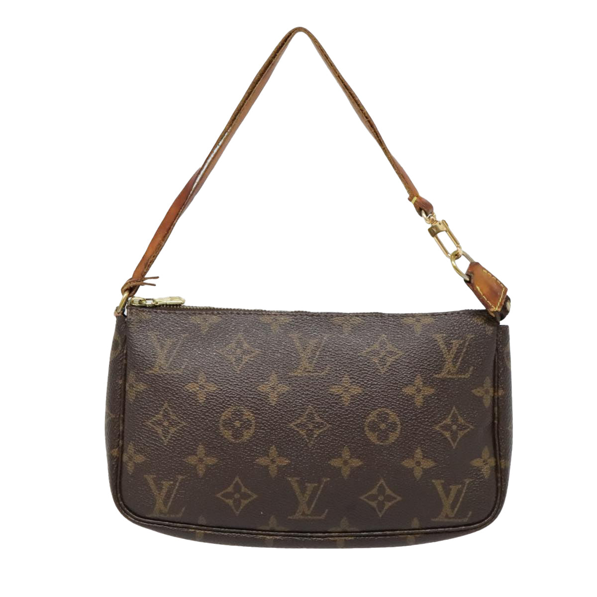 LOUIS VUITTON Monogram Pochette Accessoires Pouch M51980 LV Auth 91669