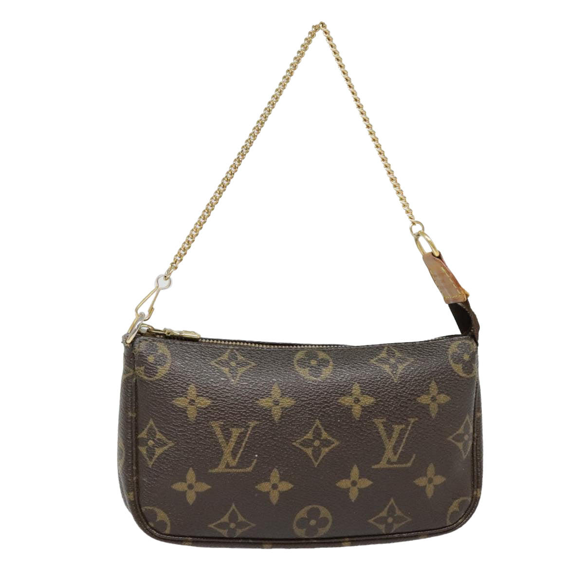 LOUIS VUITTON Monogram Mini Pochette Accessoires Pouch M58009 LV Auth 91672