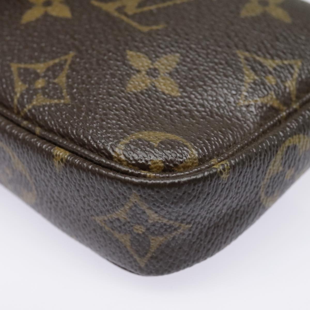 LOUIS VUITTON Monogram Mini Pochette Accessoires Pouch M58009 LV Auth 91672